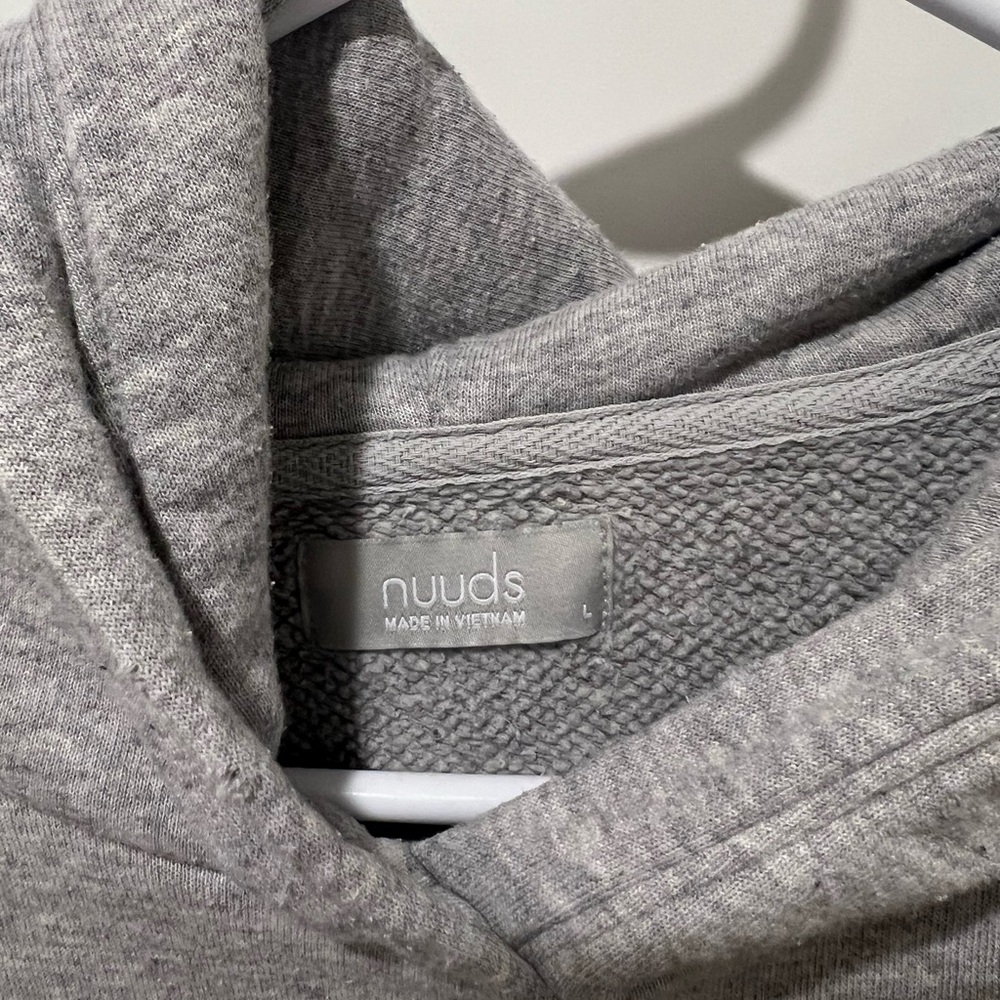 nuuds Heather Gray Hooded Sweatshirt - Picture 2 of 3